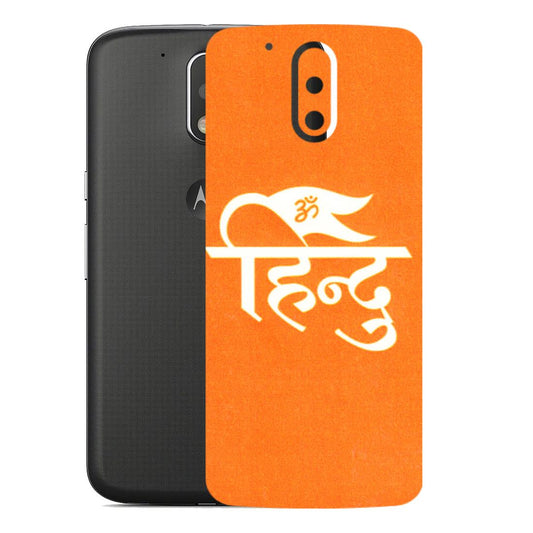 Motorola Phone Skins (All Models) - Hindu Kesari - 3D Embossed Finish (L-154) Motorola Moto G4