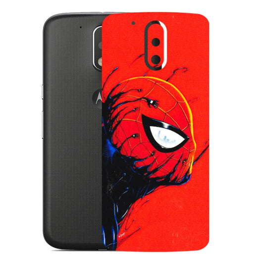 Motorola Phone Skins (All Models) - Spiderman Face Venom - 3D Embossed Finish (L-165) Motorola Moto G4