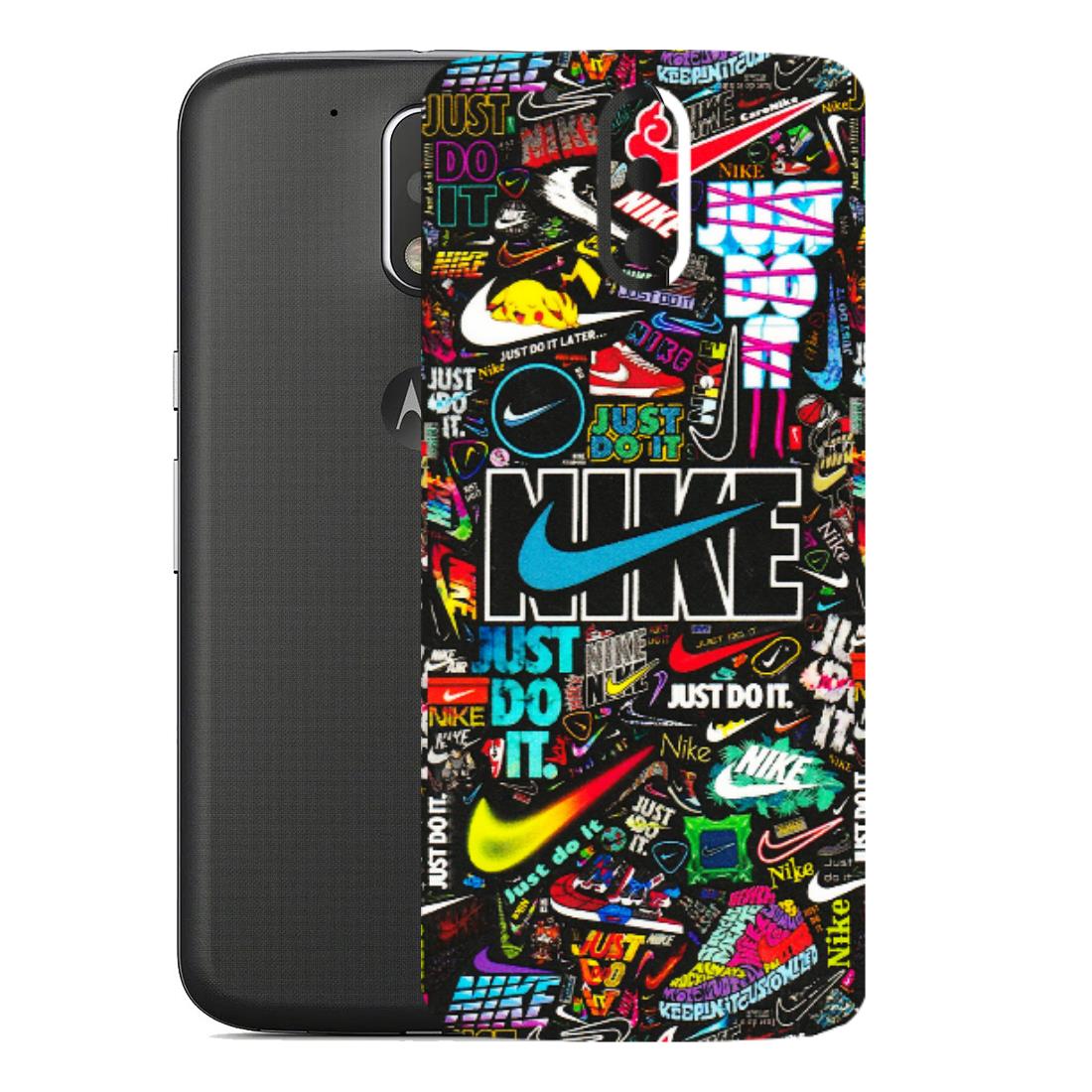 Motorola Phone Skins (All Models) - Just Do It Doodles - 3D Embossed Finish (L-166) Motorola Moto G4