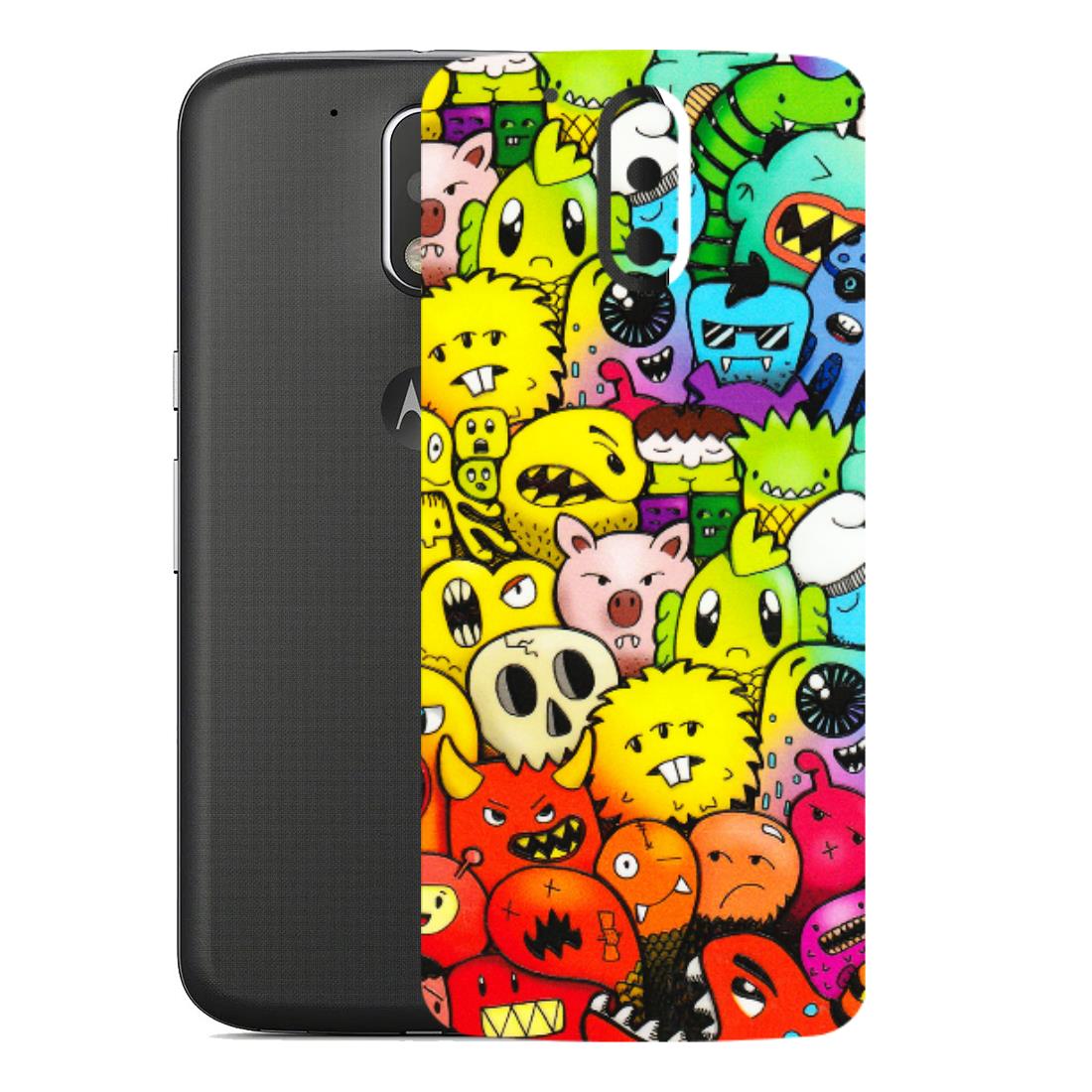 Motorola Phone Skins (All Models) - Angry Funkies - 3D Embossed Finish (L-169) Motorola Moto G4