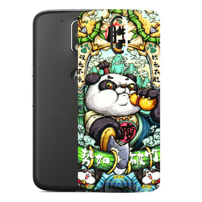 Motorola Phone Skins (All Models) - Royal Rich Panda - 3D Embossed Finish (L-170) Motorola Moto G4
