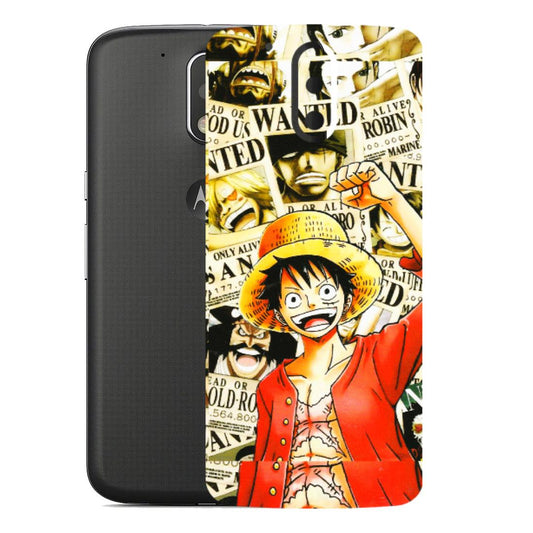 Motorola Phone Skins (All Models) - Luffy Anime - 3D Embossed Finish (L-177) Motorola Moto G4