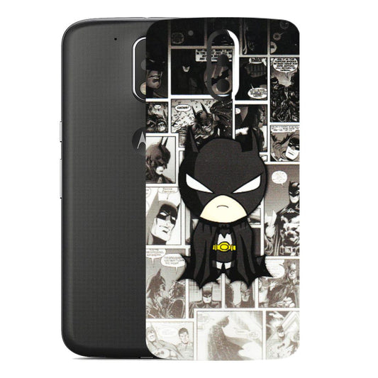 Motorola Phone Skins (All Models) - Toon Batman - 3D Embossed Finish (L-182) Motorola Moto G4
