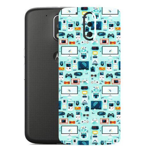 Motorola Phone Skins (All Models) - Gadgets Doodle - 3D Embossed Finish (L-184) Motorola Moto G4