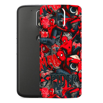 Motorola Phone Skins (All Models) - SpiderMan Cool - 3D Embossed Finish (L-188) Motorola Moto G4
