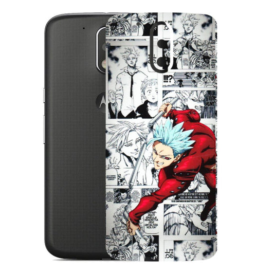 Motorola Phone Skins (All Models) - Anime Comic - 3D Embossed Finish (L-192) Motorola Moto G4