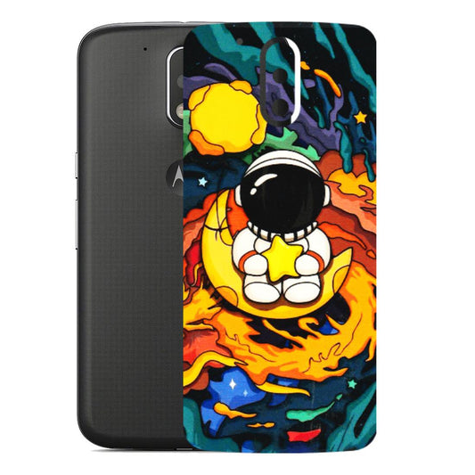 Motorola Phone Skins (All Models) - Baby Astronaut - 3D Embossed Finish (L-197) Motorola Moto G4