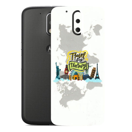 Motorola Phone Skins (All Models) - Travel Therapy - 3D Embossed Finish (L-199) Motorola Moto G4