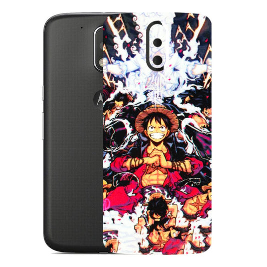 Motorola Phone Skins (All Models) - Luffy Anime Character - 3D Embossed Finish (L-203) Motorola Moto G4