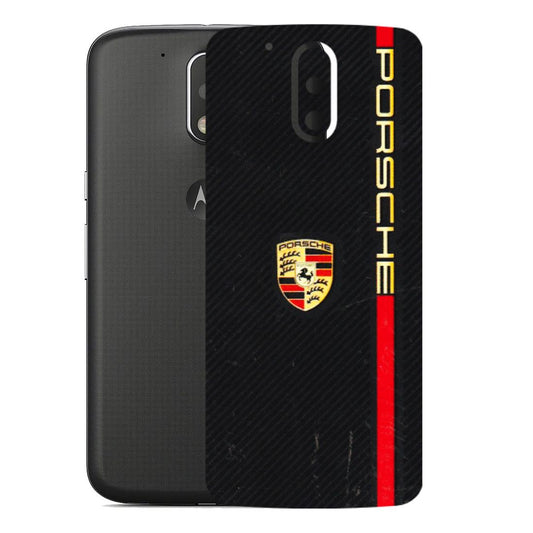 Motorola Phone Skins (All Models) - Premium Porsche - 3D Embossed Finish (L-225) Motorola Moto G4