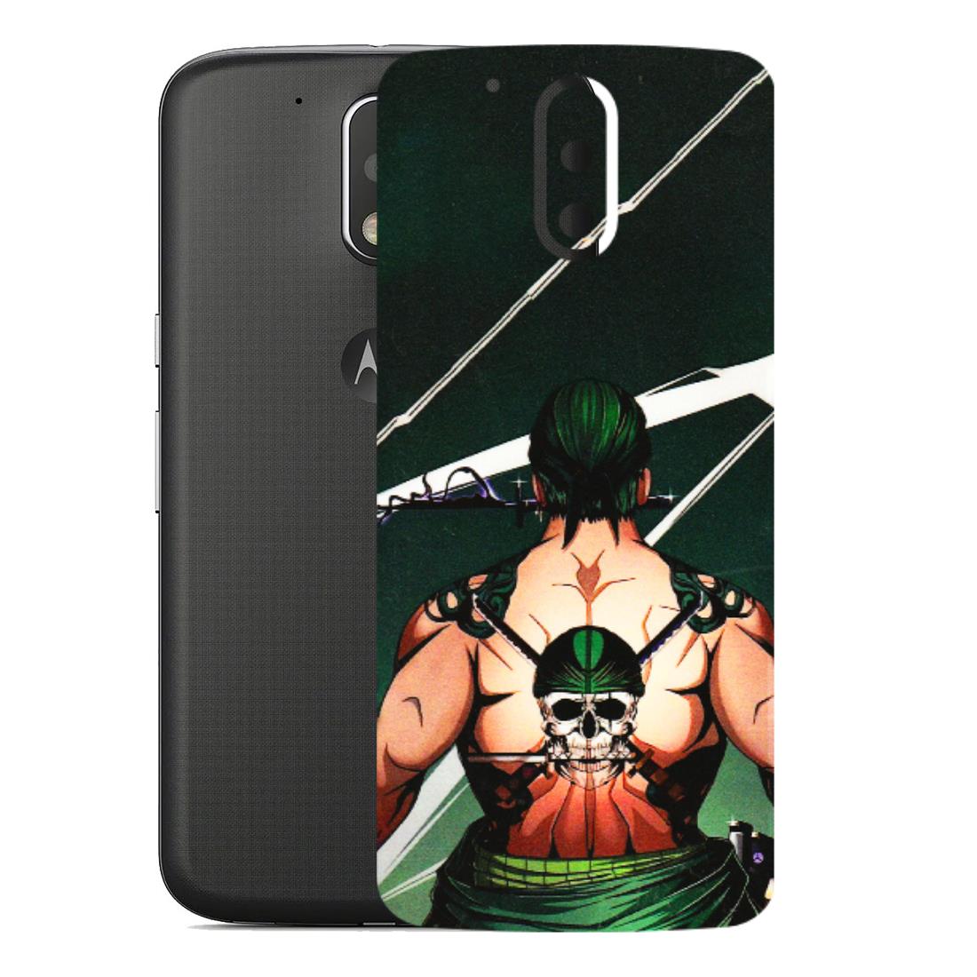 Motorola Phone Skins (All Models) - Zoro Anime - 3D Embossed Finish (L-23) Motorola Moto G4