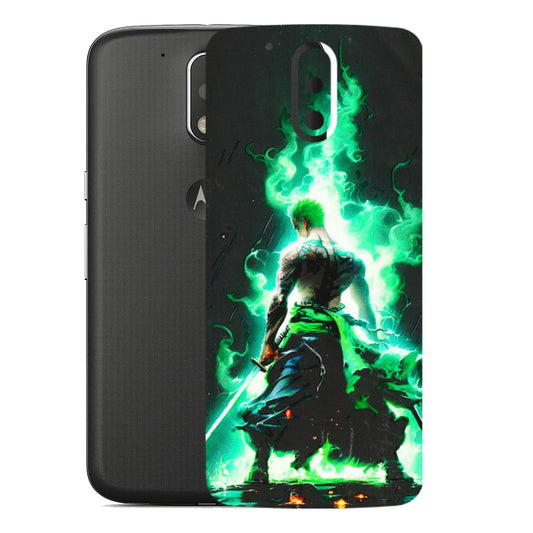 Motorola Phone Skins (All Models) - Zoro Sword - 3D Embossed Finish (L-241) Motorola Moto G4