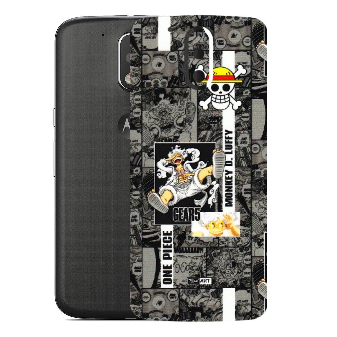 Motorola Phone Skins (All Models) - Cuffy Anime MonkeyCamic - 3D Embossed Finish (L-242) Motorola Moto G4