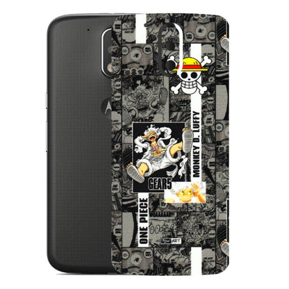Motorola Phone Skins (All Models) - Cuffy Anime MonkeyCamic - 3D Embossed Finish (L-242) Motorola Moto G4