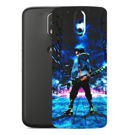 Motorola Phone Skins (All Models) - Demon Slayer Sword - 3D Embossed Finish (L-247) Motorola Moto G4