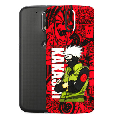 Motorola Phone Skins (All Models) - Kakashi Red Anime - 3D Embossed Finish (L-251) Motorola Moto G4