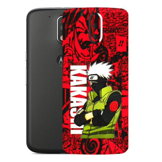 Motorola Phone Skins (All Models) - Kakashi Red Anime - 3D Embossed Finish (L-251) Motorola Moto G4