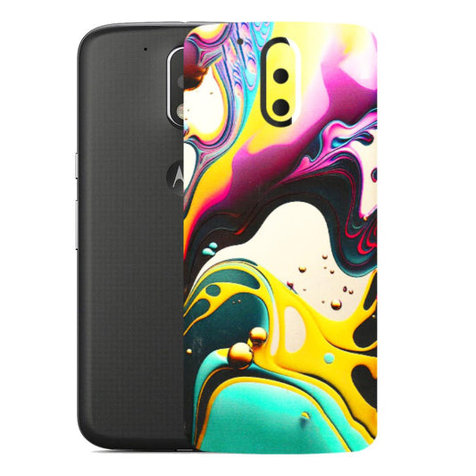 Motorola Phone Skins (All Models) - Multicolor Abstract pattern - 3D Embossed Finish (L-254) Motorola Moto G4