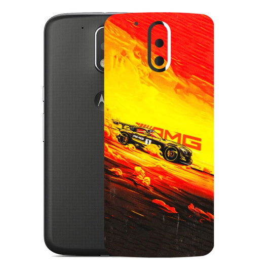 Motorola Phone Skins (All Models) - AMG Car Speed Cover - 3D Embossed Finish (L-256) Motorola Moto G4