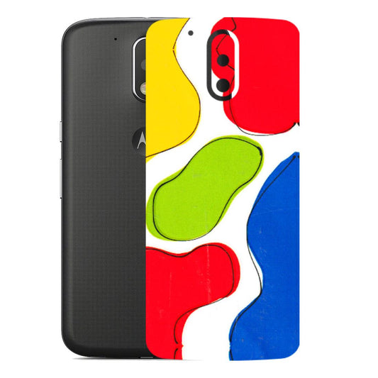 Motorola Phone Skins (All Models) - RGB Colour Paint - 3D Embossed Finish (L-284) Motorola Moto G4
