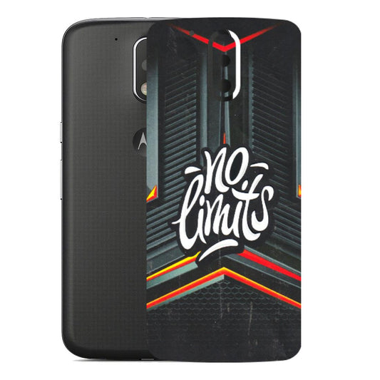 Motorola Phone Skins (All Models) - No Limits - 3D Embossed Finish (L-286) Motorola Moto G4