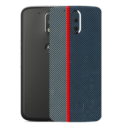 Motorola Phone Skins (All Models) - Blue Sober Lines - 3D Embossed Finish (L-305) Motorola Moto G4