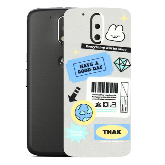 Motorola Phone Skins (All Models) - Will Be Okay Design - 3D Embossed Finish (L-316) Motorola Moto G4
