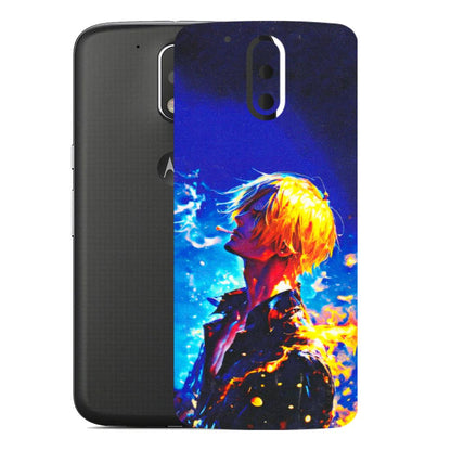 Motorola Phone Skins (All Models) - Sanji Vinsmoke One Piece - 3D Embossed Finish (L-319) Motorola Moto G4
