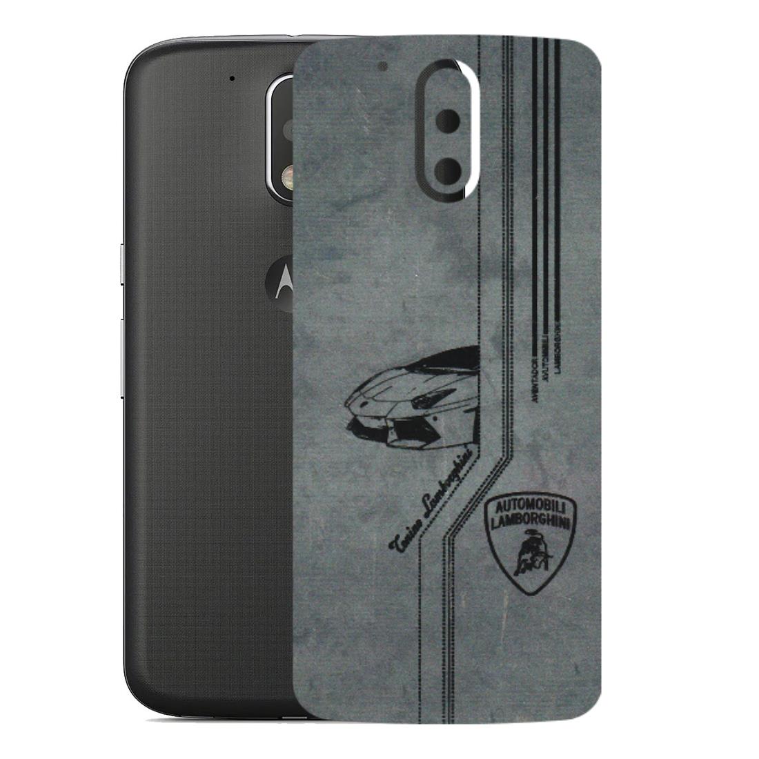 Motorola Phone Skins (All Models) - New Lamborgini Aventador - 3D Embossed Finish (L-321) Motorola Moto G4