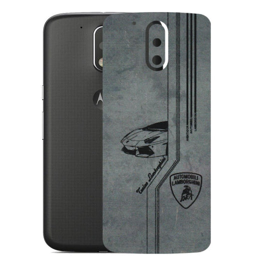 Motorola Phone Skins (All Models) - New Lamborgini Aventador - 3D Embossed Finish (L-321) Motorola Moto G4