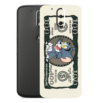 Motorola Phone Skins (All Models) - Tom Hundred Dollar - 3D Embossed Finish (L-324) Motorola Moto G4