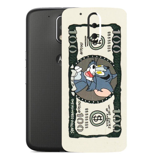 Motorola Phone Skins (All Models) - Tom Hundred Dollar - 3D Embossed Finish (L-324) Motorola Moto G4