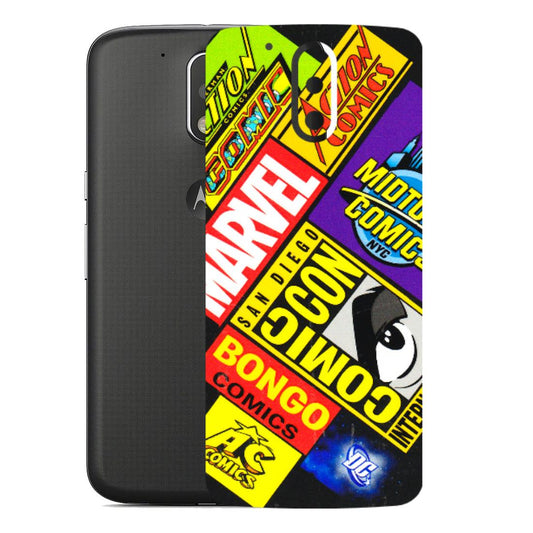 Motorola Phone Skins (All Models) - Bongo Comic Con - 3D Embossed Finish (L-325) Motorola Moto G4