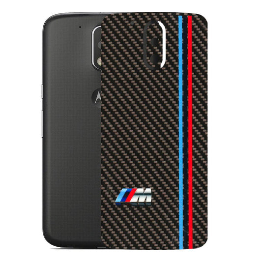 Motorola Phone Skins (All Models) - BM Carbon Fiber Feels - 3D Embossed Finish (L-38) Motorola Moto G4