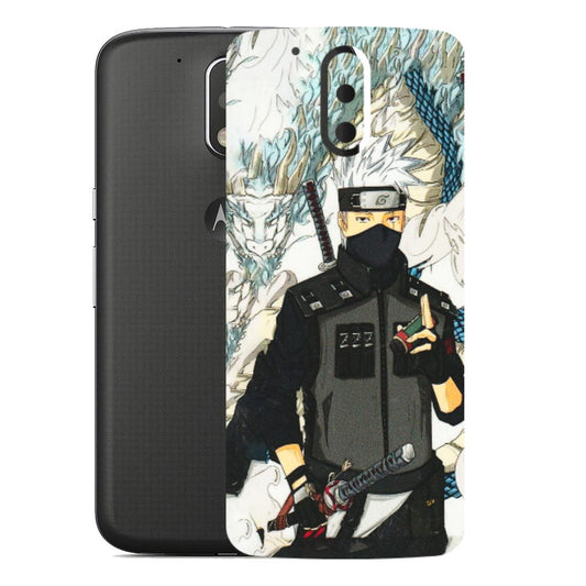 Motorola Phone Skins (All Models) - Kakashi Hatake Naruto Anime - 3D Embossed Finish (L-46) Motorola Moto G4