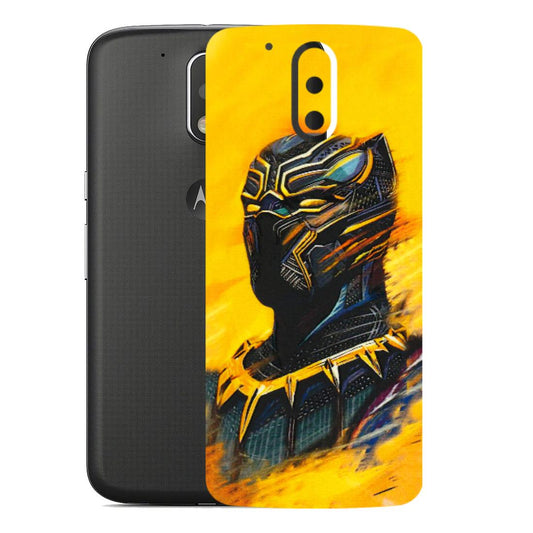 Motorola Phone Skins (All Models) - Yellow Panther - 3D Embossed Finish (L-54) Motorola Moto G4