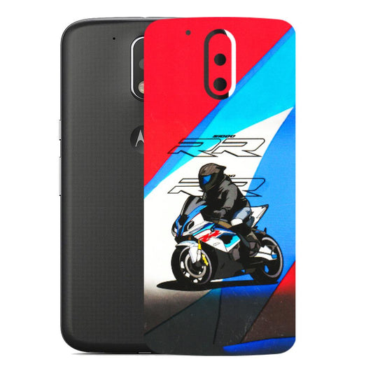 Motorola Phone Skins (All Models) - Bikers Love - 3D Embossed Finish (L-58) Motorola Moto G4