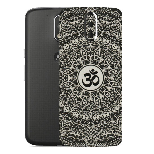 Motorola Phone Skins (All Models) - Aum Elegant Mandala - 3D Embossed Finish (L-62) Motorola Moto G4