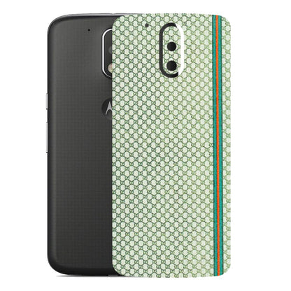 Motorola Phone Skins (All Models) - Gucci Fabric Pattern - 3D Embossed Finish (L-73) Motorola Moto G4