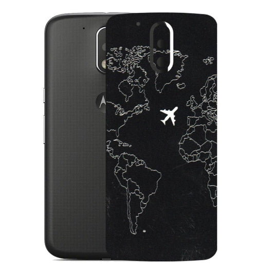Motorola Phone Skins (All Models) - Never Ending Travel - 3D Embossed Finish (L-79) Motorola Moto G4