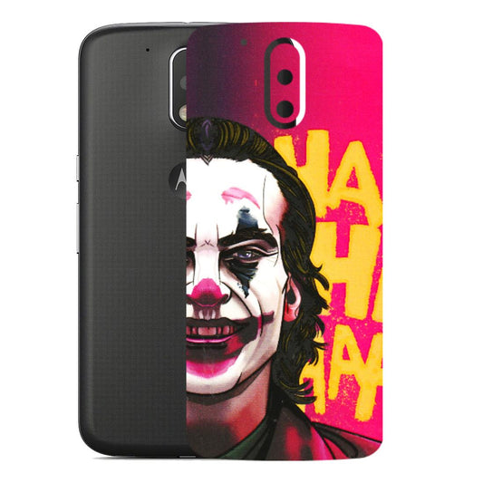 Motorola Phone Skins (All Models) - Joker Evil Laugh - 3D Embossed Finish (L-97) Motorola Moto G4