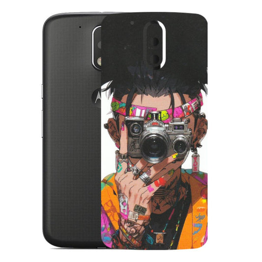Motorola Phone Skins (All Models) - Camera Lover Girl - Matte Finish (M-09) Motorola Moto G4