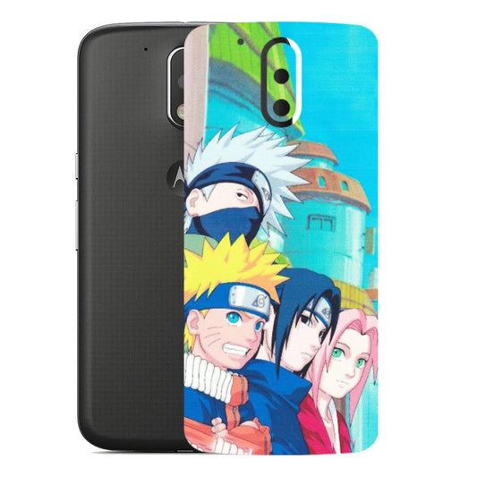Motorola Phone Skins (All Models) - Team Minato And Kakashi - Matte Finish (M-101) Motorola Moto G4