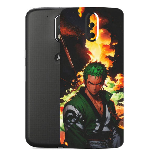 Motorola Phone Skins (All Models) - Roronoa Zoro - Matte Finish (M-102) Motorola Moto G4