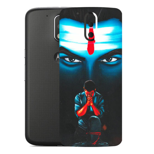 Motorola Phone Skins (All Models) - Mahakal Bhakt - Matte Finish (M-112) Motorola Moto G4