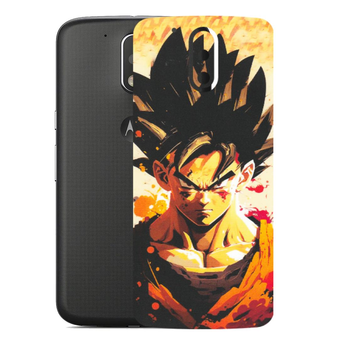 Motorola Phone Skins (All Models) - Angry Goku - Matte Finish (M-12) Motorola Moto G4