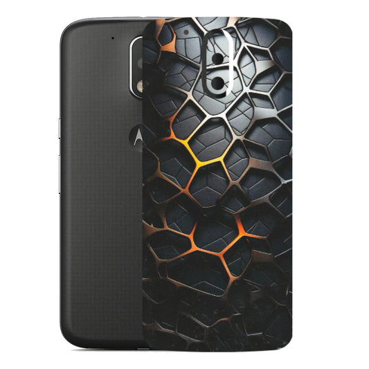 Motorola Phone Skins (All Models) - New Abstract Graphite Tiles - Matte Finish (M-130) Motorola Moto G4