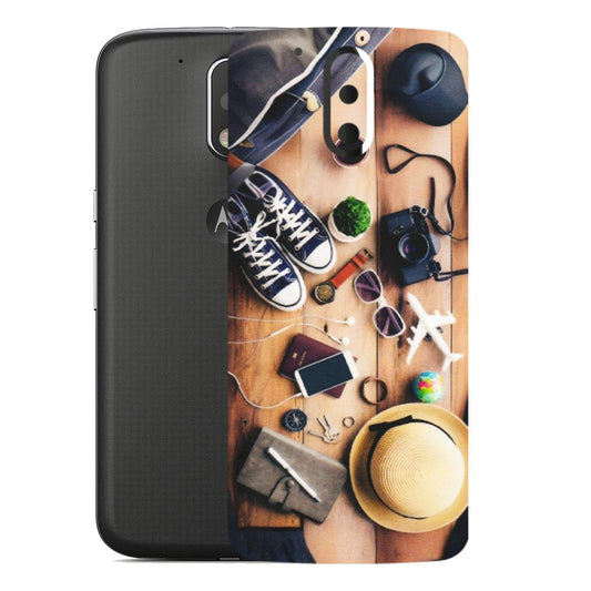 Motorola Phone Skins (All Models) - Travel Wanderlust - Matte Finish (M-133) Motorola Moto G4
