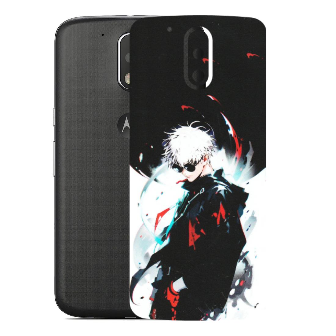 Motorola Phone Skins (All Models) - Gojo Powerful Charater Kaisen Anime - Matte Finish (M-144) Motorola Moto G4