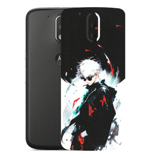 Motorola Phone Skins (All Models) - Gojo Powerful Charater Kaisen Anime - Matte Finish (M-144) Motorola Moto G4